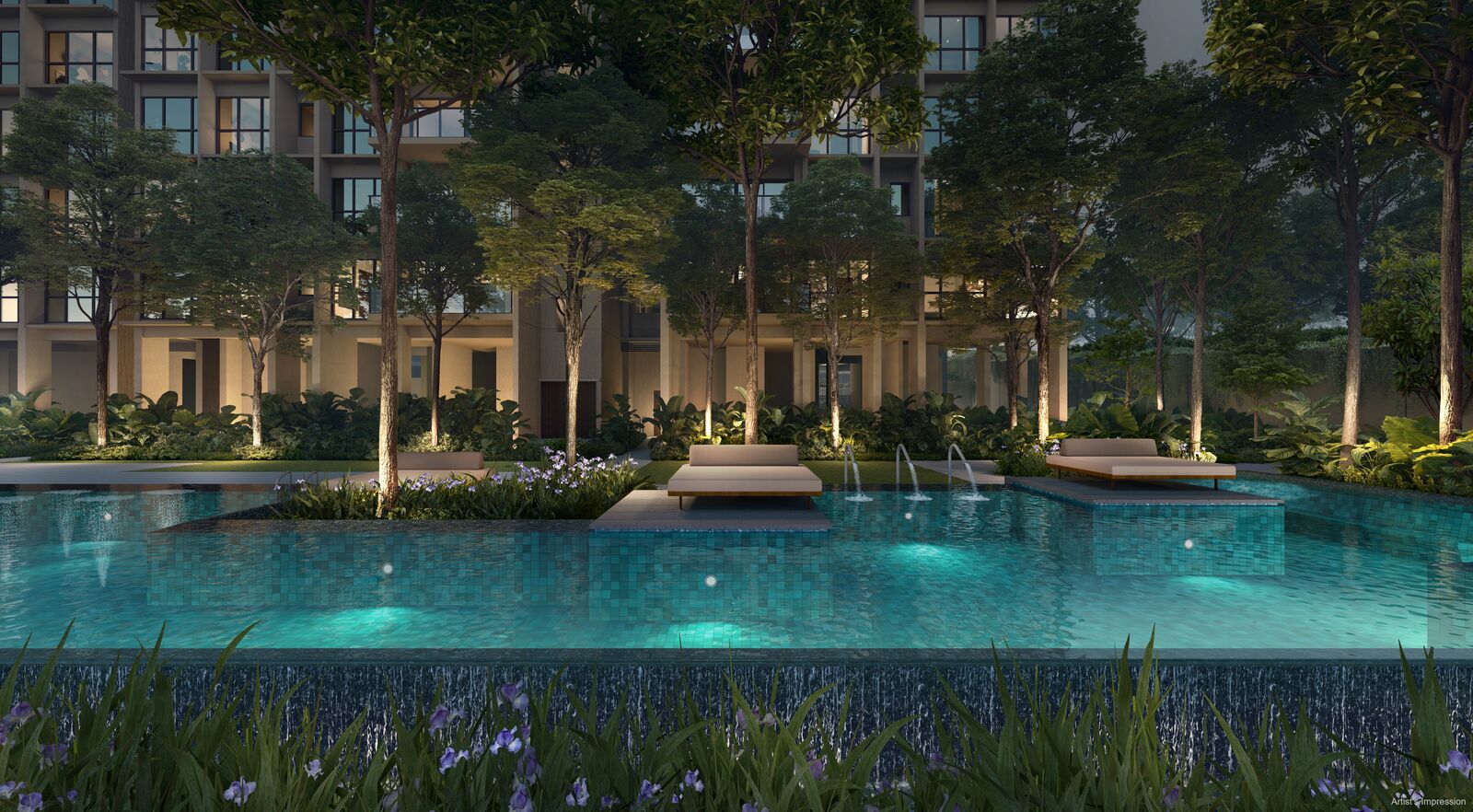 Wellness pool, Dunearn House